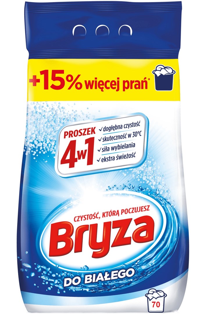 Bryza 4w1 Washing Powder for White Fabrics 4,55 kg