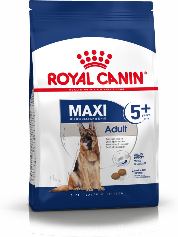 Royal Canin Maxi Adult 5+ Suché krmivo pro psy 15 kg Drůbež, Rýže 15 kg
