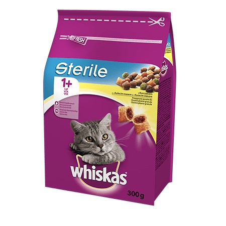 ‎Whiskas 5900951259302 suché krmivo pro kočky Dospělý Kuřecí maso 300 g