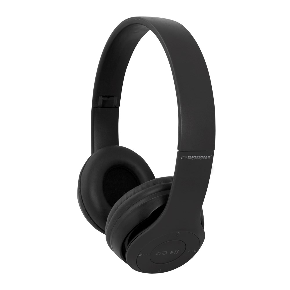 Esperanza EH215K Sluchátka Bluetooth Headband, černá