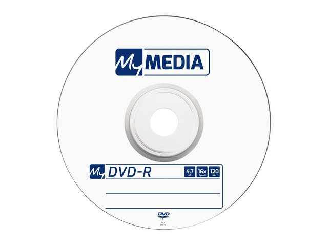 My Media prázdné DVD 4,7 GB DVD-R 10 kusů