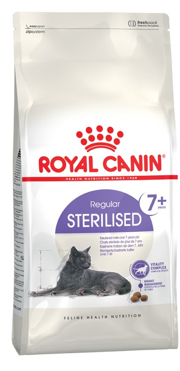 Royal Canin Sterilised 7+ Adult Drůbež suché krmivo pro kočky 1,5 kg
