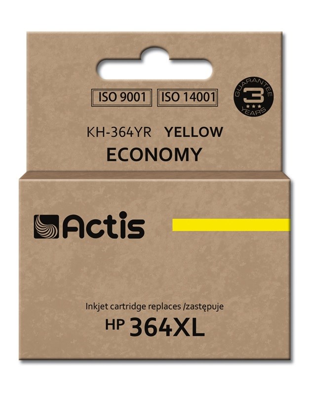 Actis KH-364YR Inkoust (náhradní inkoust HP 364XL CB325EE; standardní; 12 ml; žlutý)