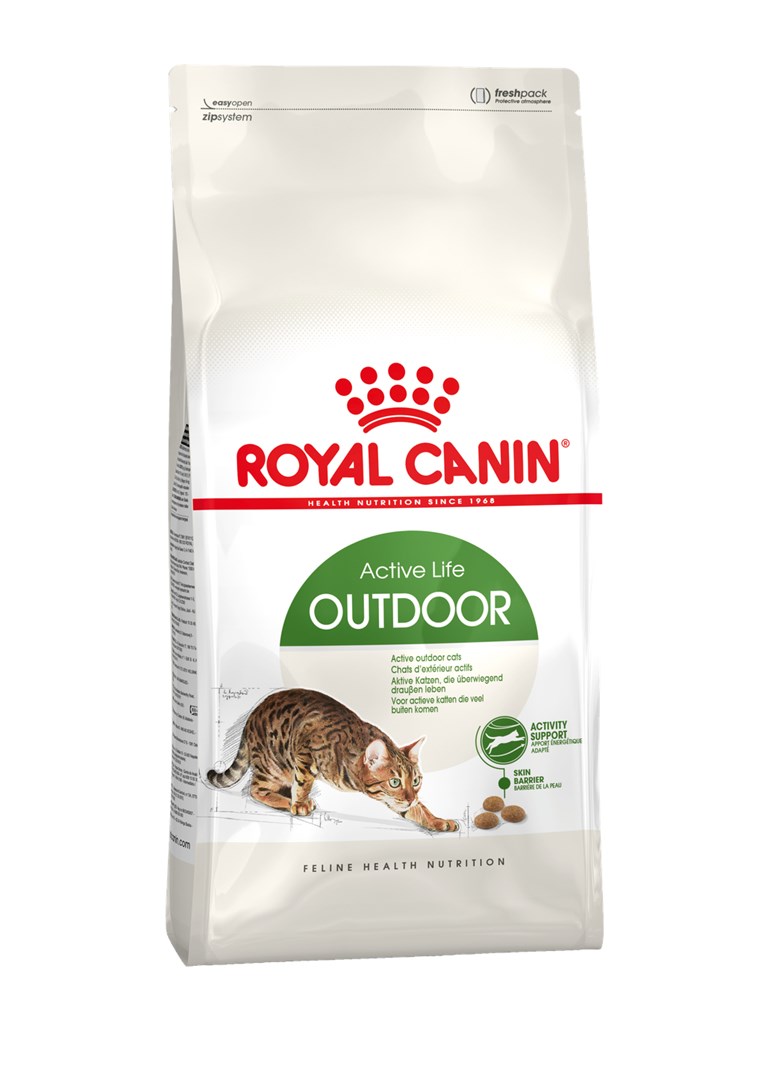 Royal Canin Outdoor suché krmivo pro kočky 400 g Adult (animal) Drůbež