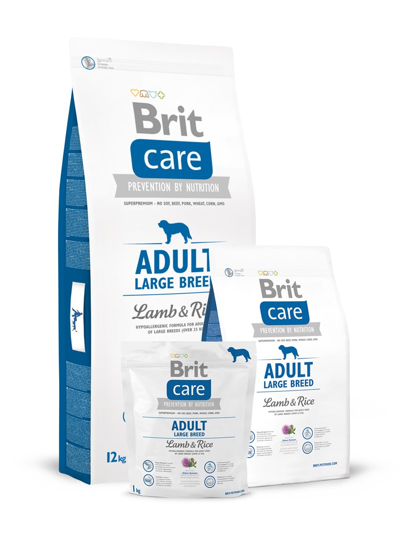 Brit Care Adult Large Breed Lamb & Rice 3 kg Jehněcí, Rýže
