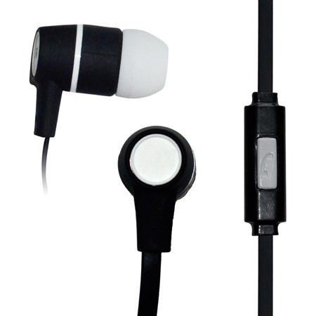 Vakoss SK-214K sluchátka / náhlavní souprava Sluchátka s mikrofonem Do ucha Černá, Bílá