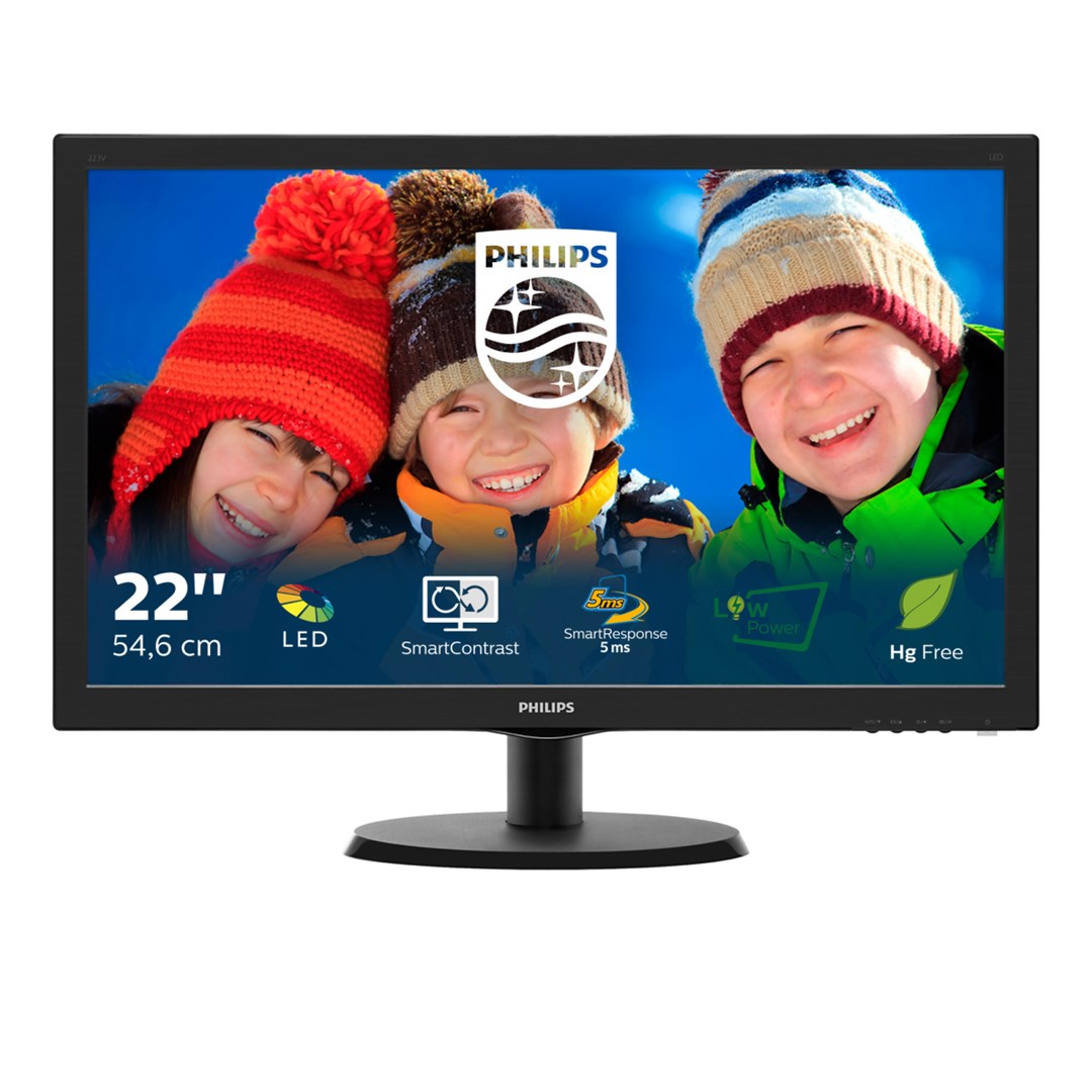 Philips V Line LCD monitor s funkcí SmartControl Lite 223V5LSB/00