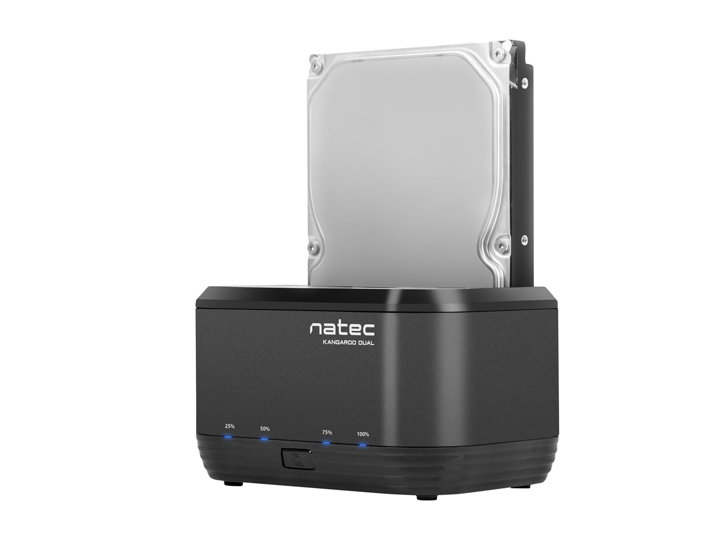 NATEC Kangaroo Dual USB 3.2 Gen 1 (3.1 Gen 1) Type-A Černá
