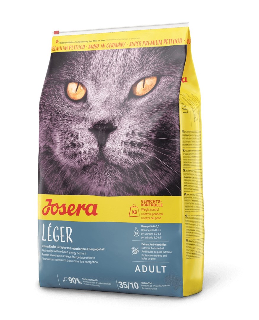 Josera LÉGER suché krmivo pro kočky 10 kg Dospělý jedinec Drůbež
