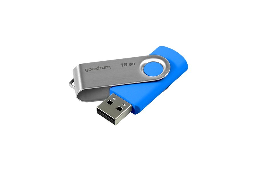 Goodram UTS2 USB paměť 16 GB USB Typ-A 2.0 Modrá, Stříbrná