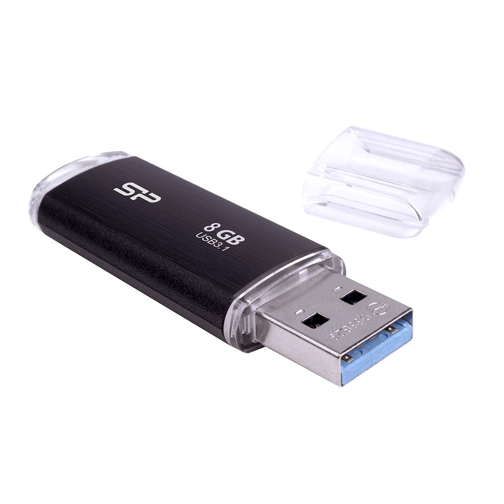 Silicon Power 8GB Blaze B02 USB paměť USB Typ-A 3.2 Gen 1 (3.1 Gen 1) Černá