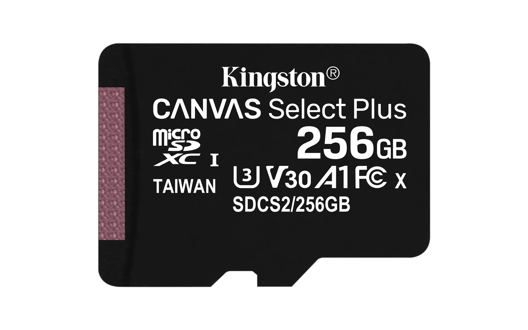 Kingston Technology Canvas Select Plus paměťová karta 256 GB MicroSDXC Třída 10 UHS-I