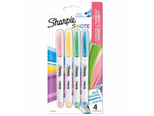 Highlighter Set Sharpie S-Note - 4 colors