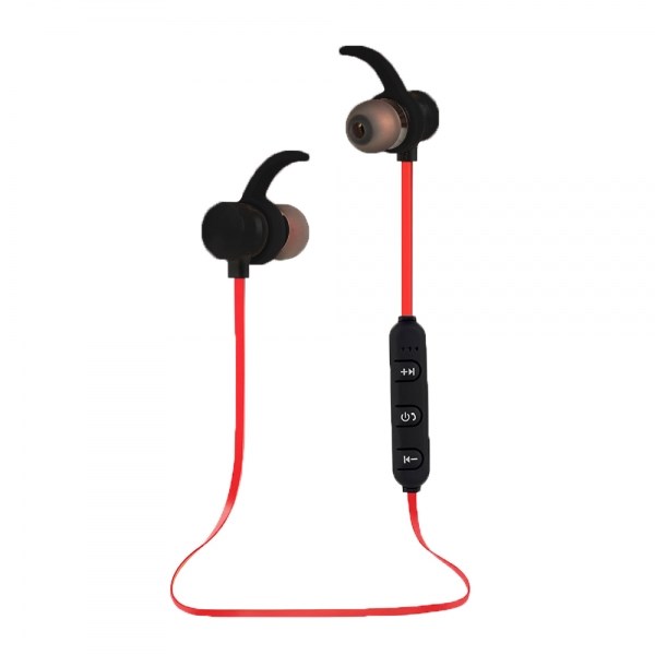 Esperanza EH186K sluchátka / náhlavní souprava Sluchátka s mikrofonem Do ucha Bluetooth Černá, Červená
