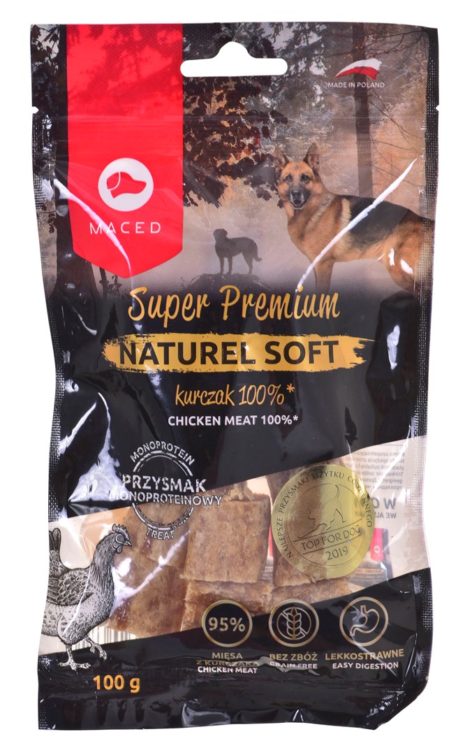 MACED Super Premium Naturel Soft Kuře - pamlsek pro psy - 100 g