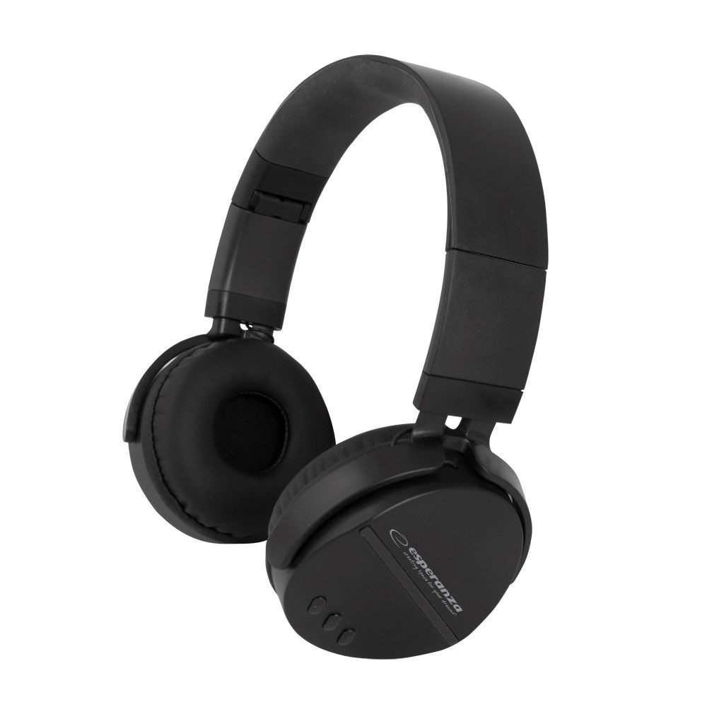 Esperanza EH217K Sluchátka Bluetooth Headband, černá