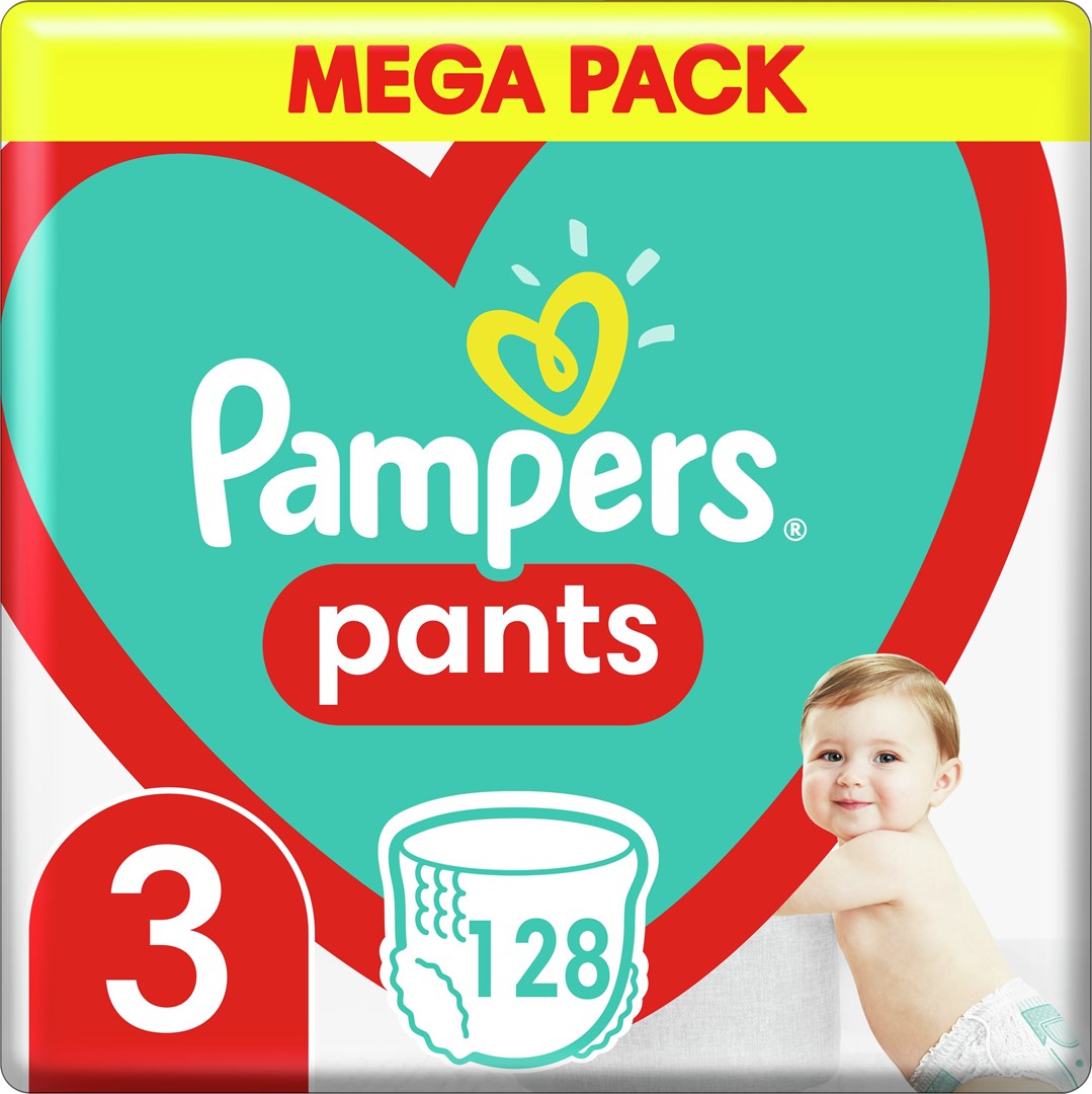 Pampers Pants Chlapec/děvče 3 128 kusů