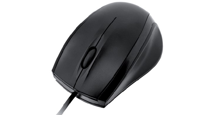 iBox CROW myš Pro praváky i leváky USB Typ-A Optický 800 DPI
