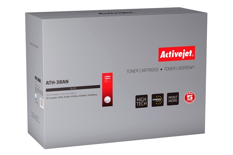 Activejet ATH-38AN (náhradní zařízení HP 38A Q1338A; Premium; 14000 stran; černá)