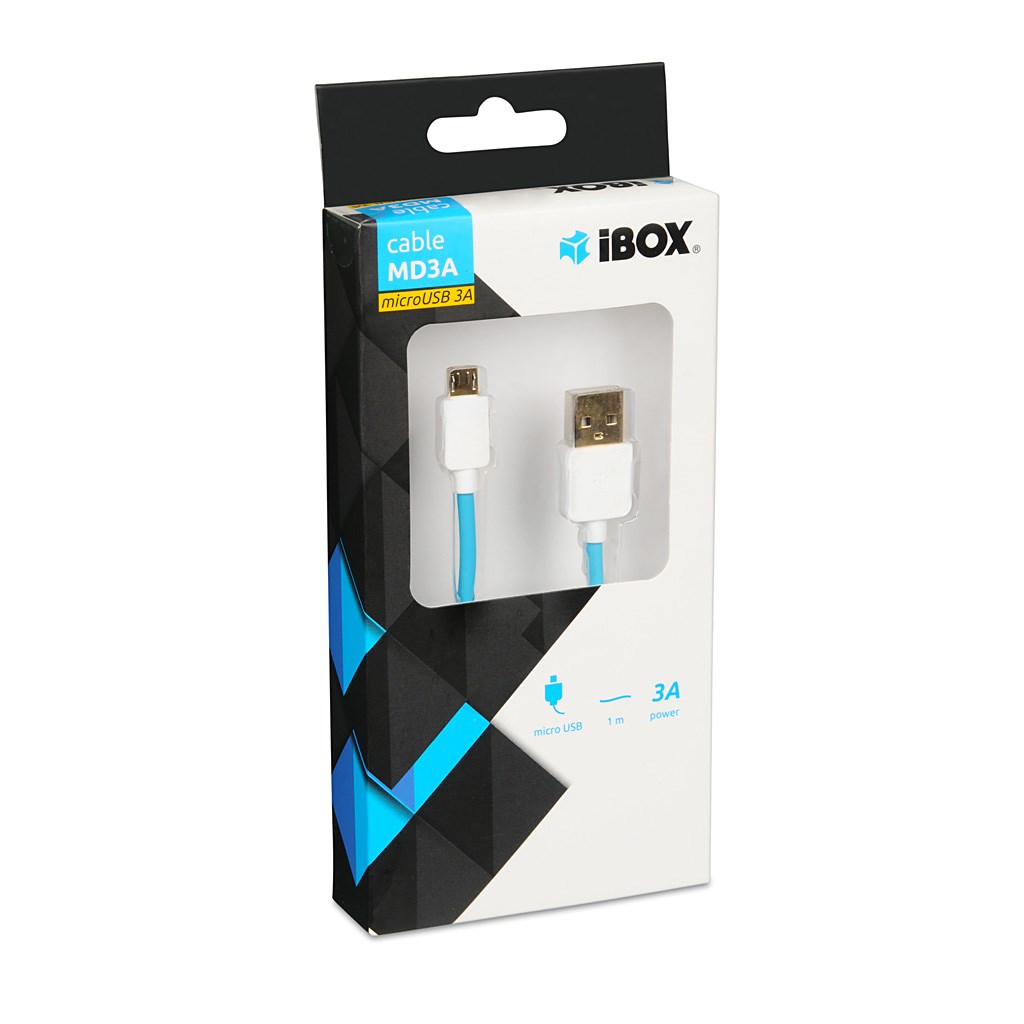 IBOX USB A/micro USB kabel USB 2.0 Micro-USB A