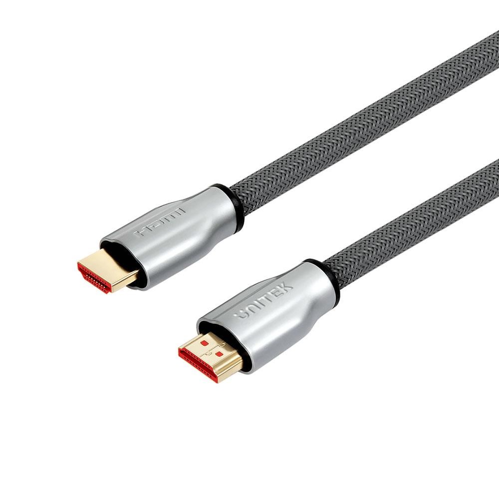 UNITEK Y-C139RGY HDMI kabel 3 m HDMI Typ A (standardní) Stříbrná, Zinek