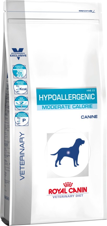 Royal Canin Hypoallergenic Moderate Calorie Univerzální Játra, Rýže 14 kg