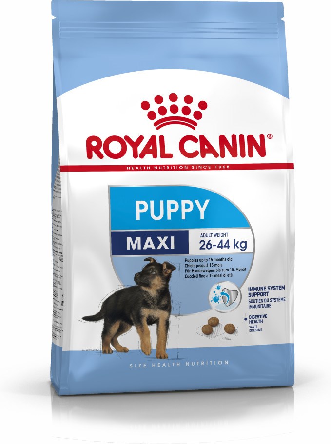 Royal Canin Maxi Puppy Štěně Drůbež, Rýže 4 kg