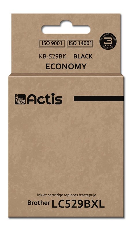 Actis KB-529Bk (náhradní inkoust Brother LC529BK; standardní; 58 ml; černý)