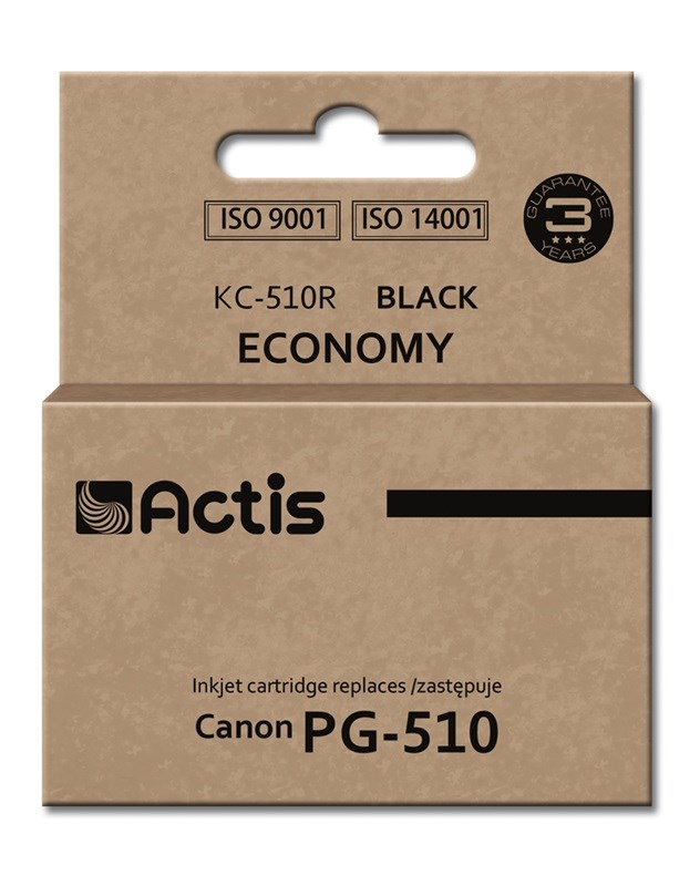 Actis KC-510R Inkoust (náhrada za Canon PG-510; standardní; 12 ml; černý)