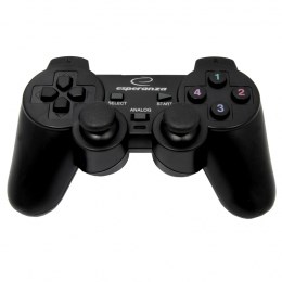 Esperanza EG106 herní ovladač Joystick PC,Playstation 2,Playstation 3 Analogový/digitální USB 2.0 Černá
