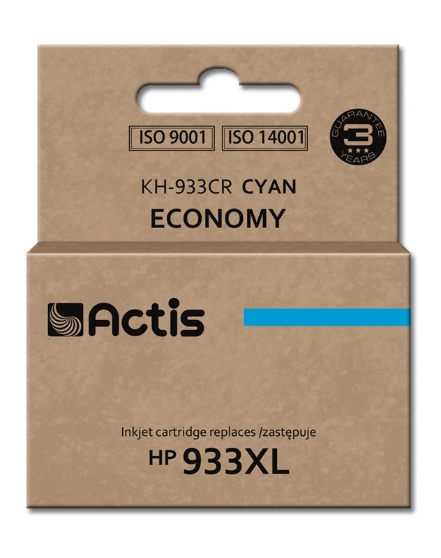 Actis KH-933CR Inkoust (náhrada za HP 933XL CN054AE; standardní; 13 ml; modrý)