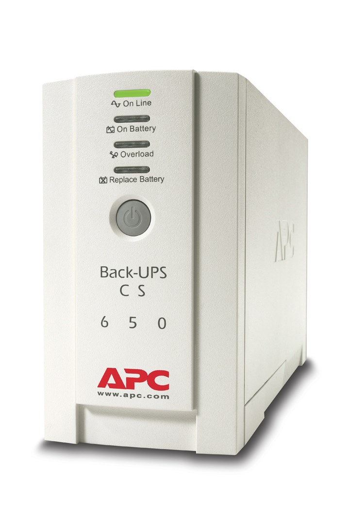 APC Back-UPS Pohotovostní režim (offline) 0,65 kVA 400 W 4 AC zásuvky / AC zásuvek