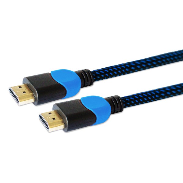 Savio GCL-05 HDMI kabel 3 m HDMI Typ A (standardní) Černá, Modrá