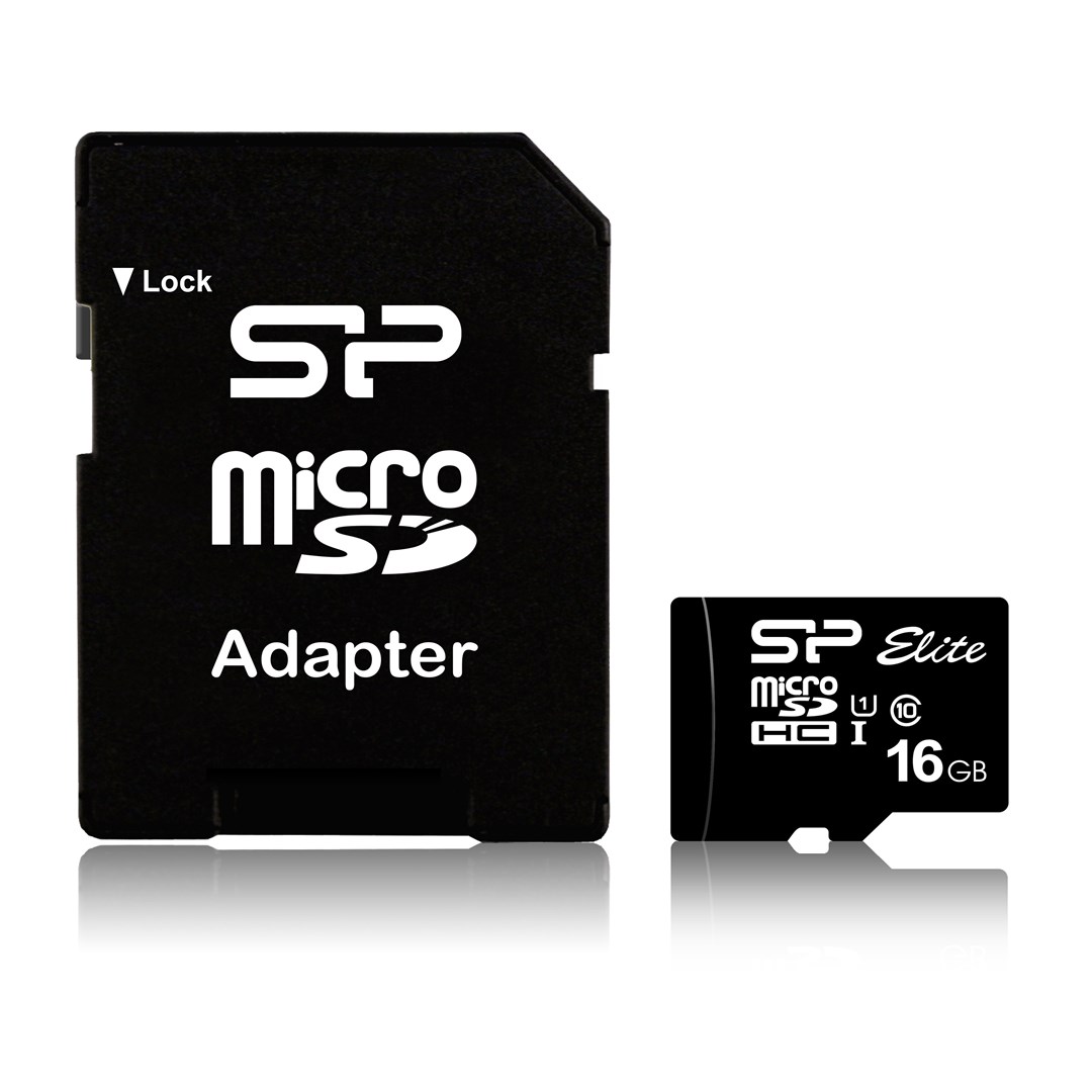Silicon Power Elite memory card 16 GB MicroSDHC Class 10 UHS-I