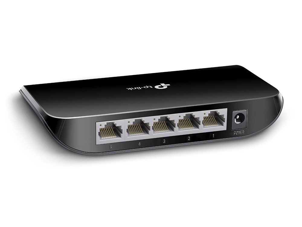 TP-Link TL-SG1005D Nespravované Gigabit Ethernet (10/100/1000) Černá