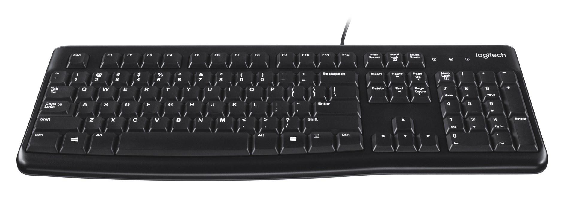 Logitech Keyboard K120 for Business klávesnice USB QWERTY Anglický Černá