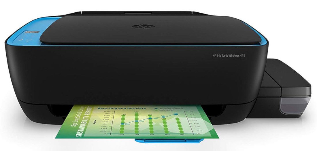 Tiskárna HP Ink Tank Wireless 419 Termální inkoustová tiskárna 4800 x 1200 DPI 10 stran A4 za minutu Wi-Fi