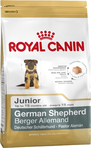 Royal Canin German Shepherd Junior Štěně Drůbež, Rýže, Zeleninová 12 kg