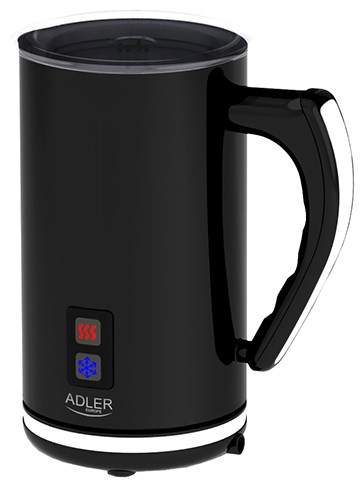 Adler AD 4478 šlehač na mléko Automatický pěnovač na mléko Černá, Bílá