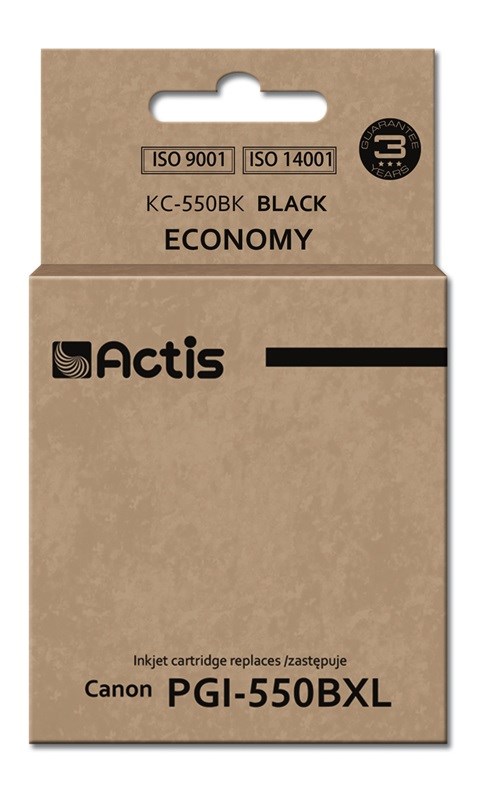 Actis Inkoust KC-550Bk (náhrada za Canon PGI-550BK; standardní; 23 ml; černý)
