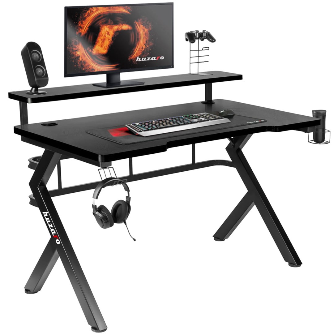 Spelskrivbord Huzaro Hero 5.0 svart