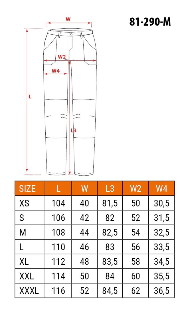 5907558497052 NEO Herramientas 81-290-M Pantalón Protector Negro - Imagen 2 de 8