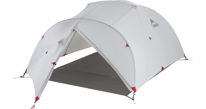 0040818058398 MSR Mutha Hubba NX 3 Person(en) Grau, Rot Gruppenzelt Moser - Afbeelding 4 van 5