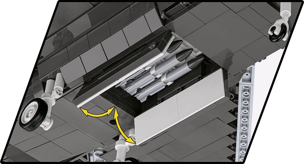 5902251058555 COBI 5855 Armed Forces Lockheed F-22 Raptor 695 pads COBI - Afbeelding 7 van 12