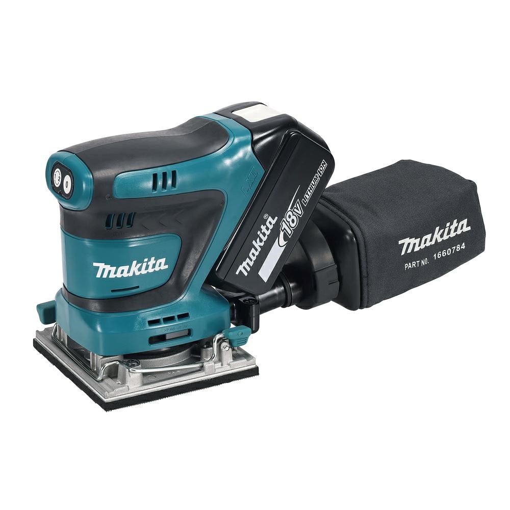 Makita DBO484Z portable sander Random orbital sander 14000 OPM Black Blue