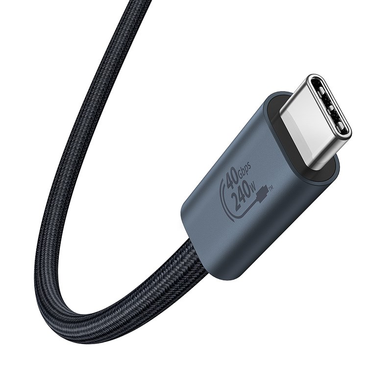 Baseus USB C to USB C data cable 1 m 240 W Black