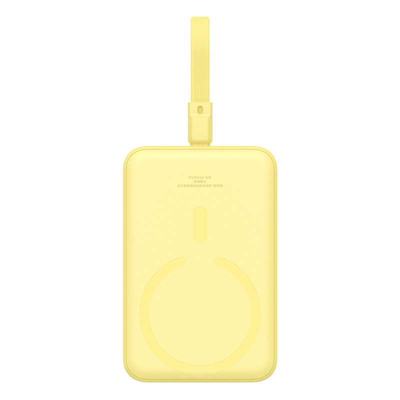 Baseus P10022109Y23-00 Lithium polymer (LiPo) power bank 10000 mAh Wireless charging Yellow