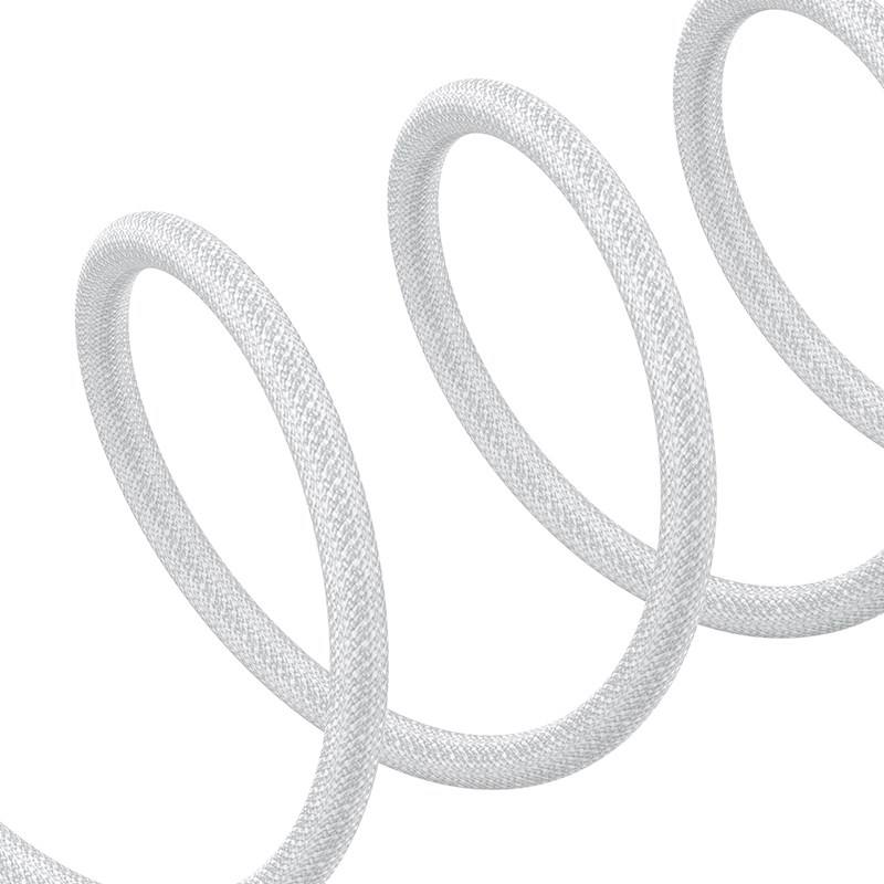Baseus Gem USB to IP 2.4A fast charging cable 1 m White
