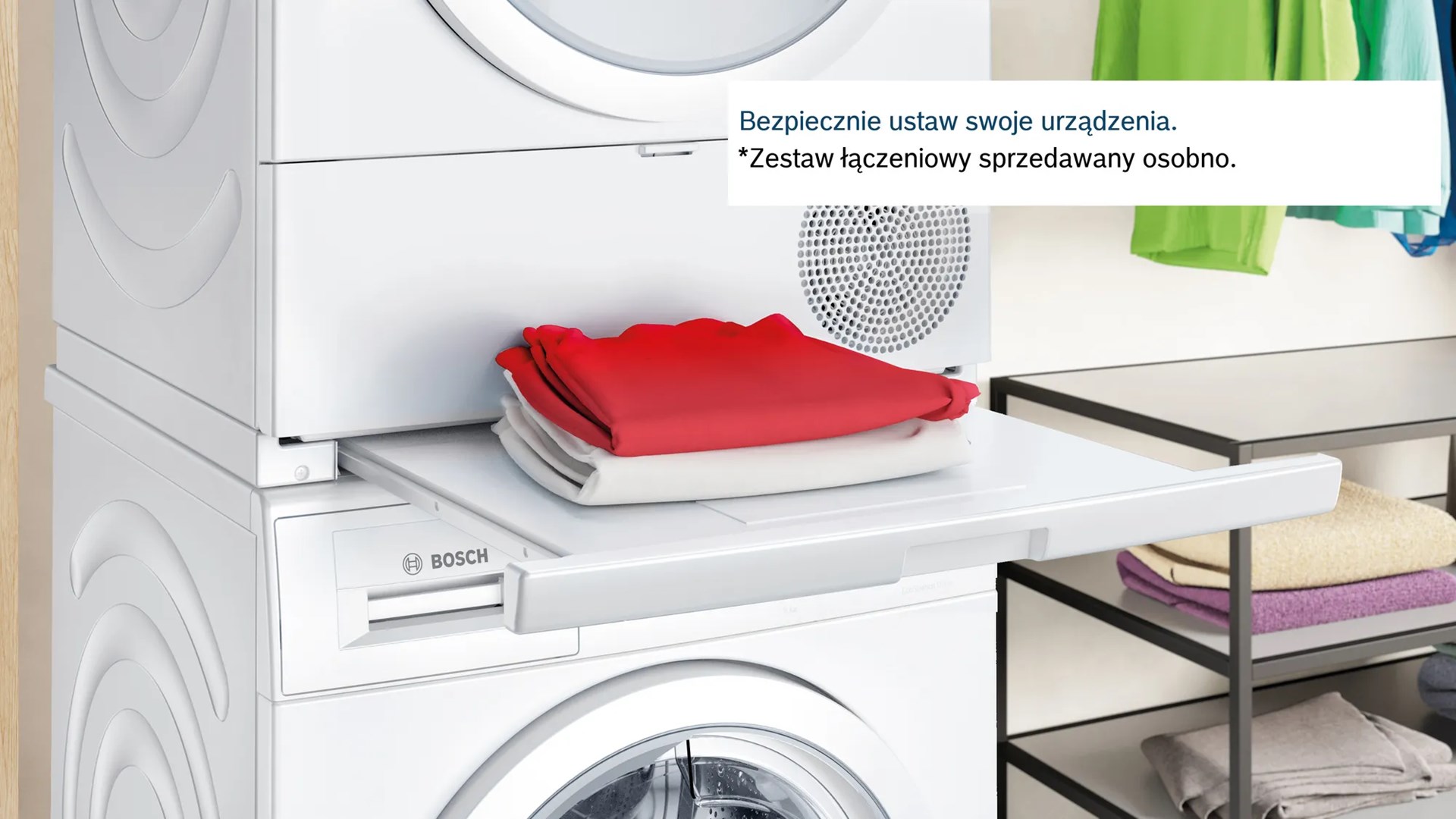 BOSCH WTH85077PL Series 4 Heat Pump Washer Dryer 8kg White