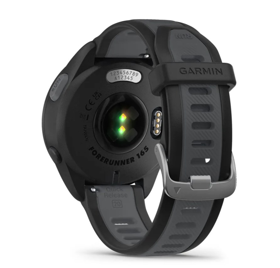 Garmin Forerunner 165 3.05 cm (1.2") AMOLED Digital 390 x 390 pixels Touchscreen Black GPS (satellite)